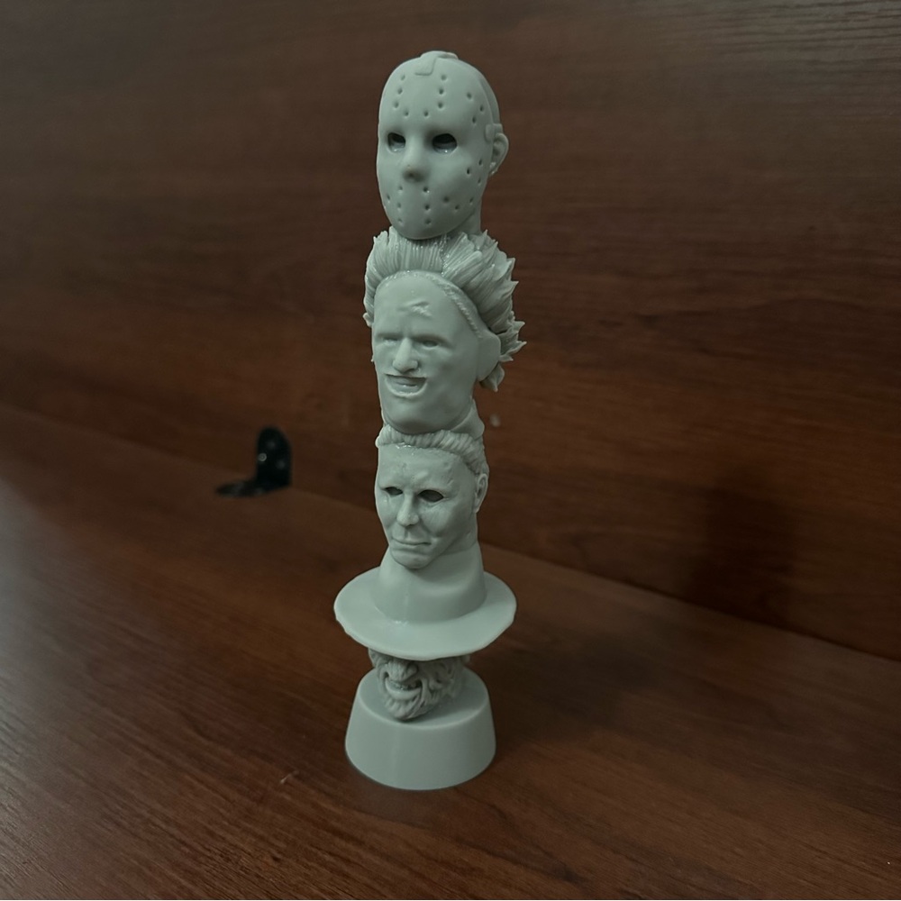 Horror movie totem pole